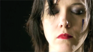 gif: from the video, Amber looking done with this mess